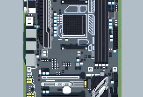 AMD B350 PC MATE (MSI) schematic - building
