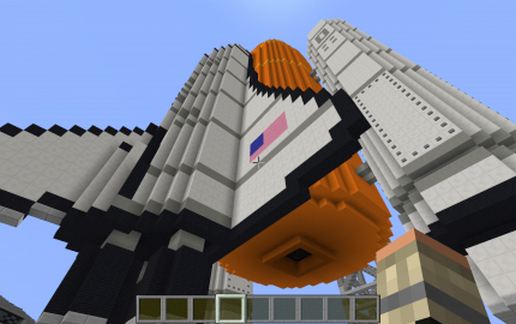Space Shuttle schematic - building