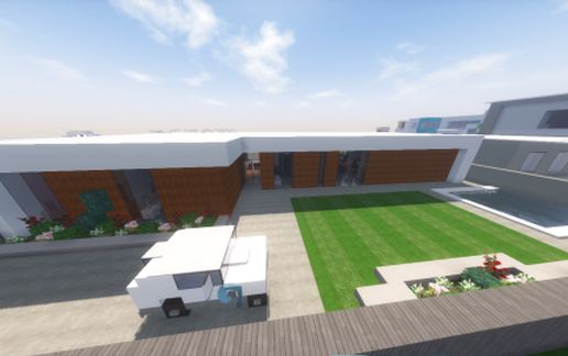 Sleek Contemporary Home schematic - building