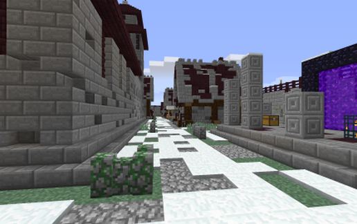 Medieval Nether Fort schematic - building