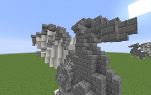 Dragon Statue standing still