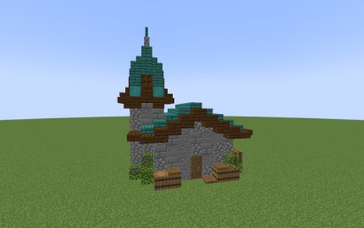 Warped Village #1 schematic - building