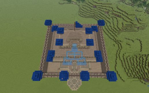 Blue stone Castle schematic - building