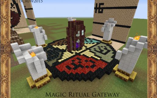 Magic Ritual Gate schematic - building