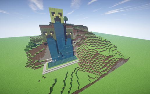 Creeper Falls schematic - building