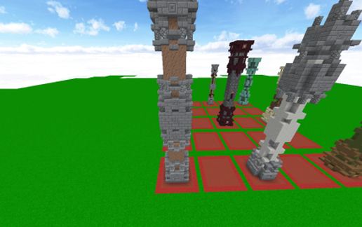 Pillar World schematic - building