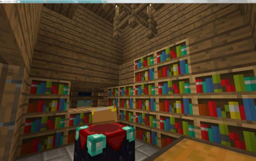Small Medieval Library schematic - building