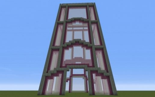 Parkour Template schematic - building