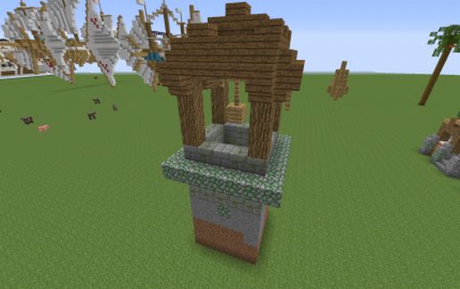 Rustic Well schematic - building