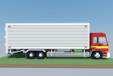 Refrigerated Van (Pixel Art)