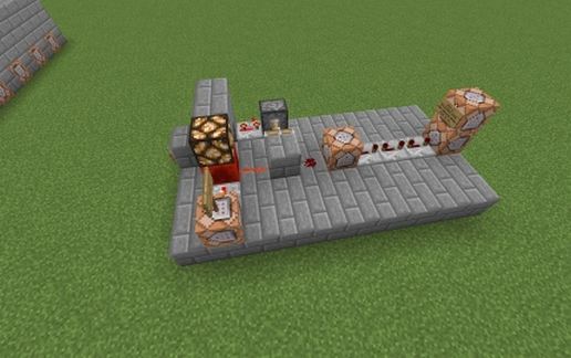 Once Per Second Command Timer schematic - building