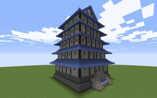Asian Castle Nr2 schematic - building