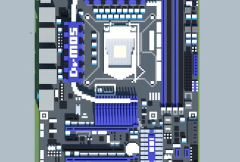 Intel P55-GD80 (MSI) schematic - building