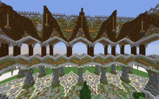 Spawn médiéval schematic - building
