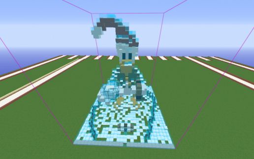 Donald Duck in Xmas schematic - building