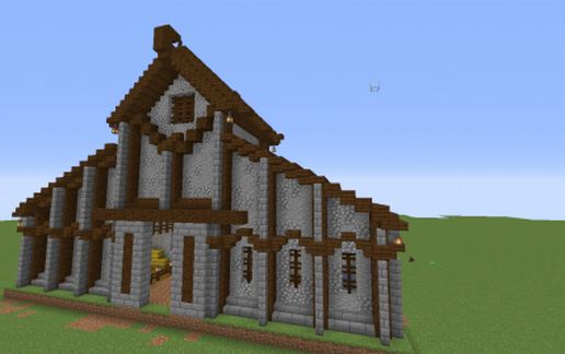 Medieval Town Collection 1 Barn 2 schematic - building