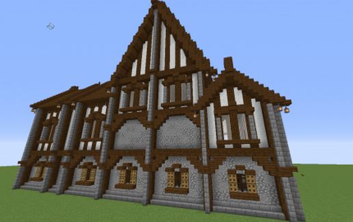 Medieval Town Collection 1 Building 12 schematic - building