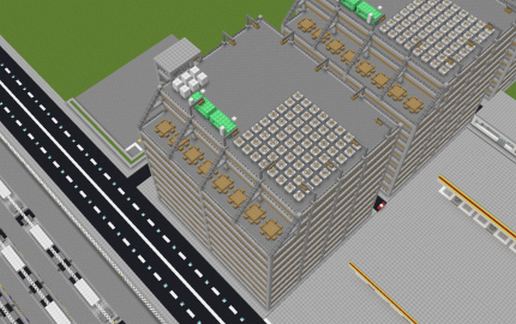 10-story apartment schematic - building