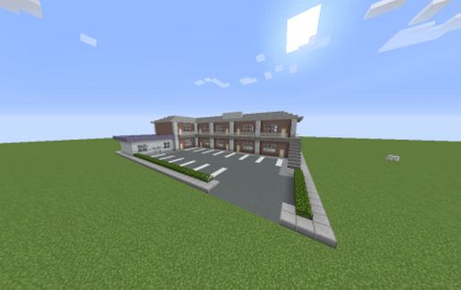 Motel schematic - building