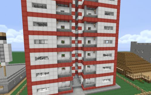 Apartment House schematic - building