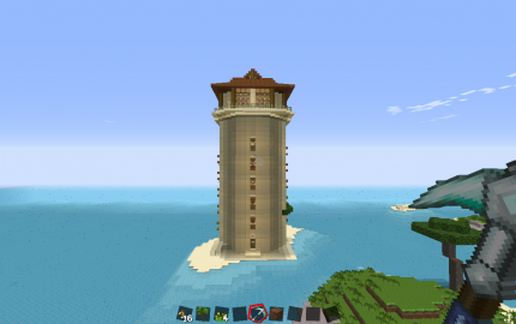 Colonial Lighthouse schematic - building