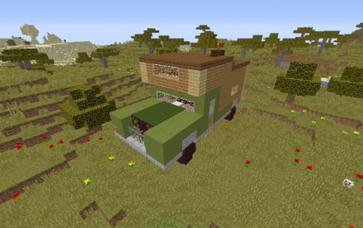 Sniper's Camper Van schematic - building