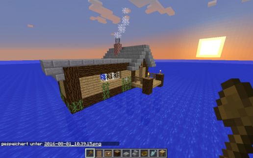 Small fisherman's hut schematic - building