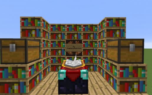 Secret passage - enchanting table schematic - building