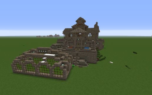 Hilltop Survival House schematic - building