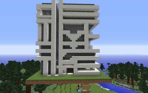 My own modern house schematic - building