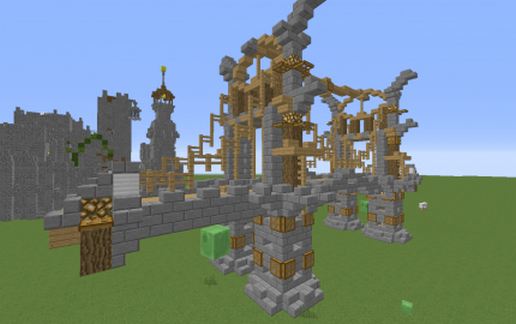 Fantasy world bridge schematic - building