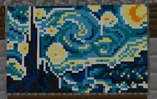 Starry Starry Night Painting schematic - building
