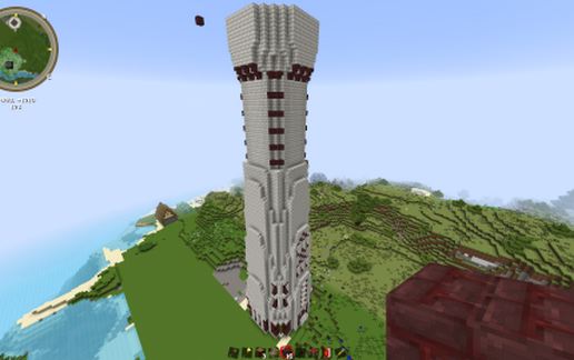 wizard tower schematic - building