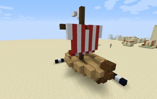 One chunk drakkar schematic - building