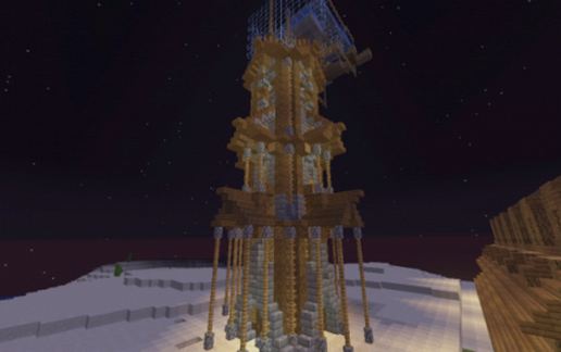 Medieval iron farm schematic - building