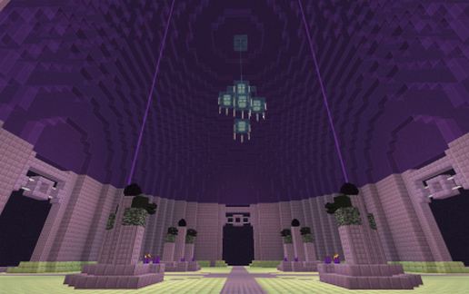 Aztec End Spawn schematic - building