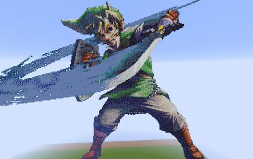 Skyward Sword Link schematic - building