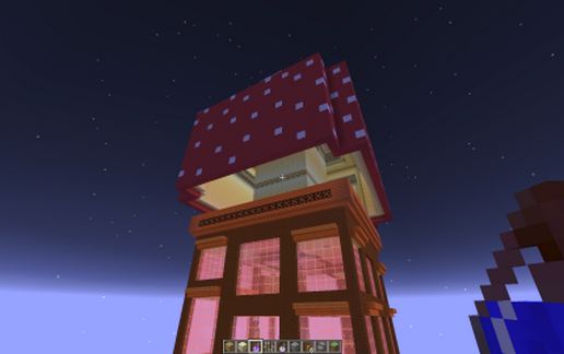 Mushroom Tower schematic - building