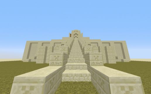 Mesopotamian Ziggurat schematic - building