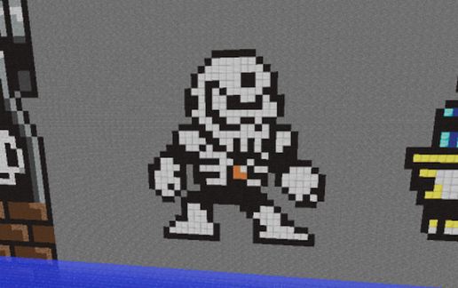 Skull Man schematic - building