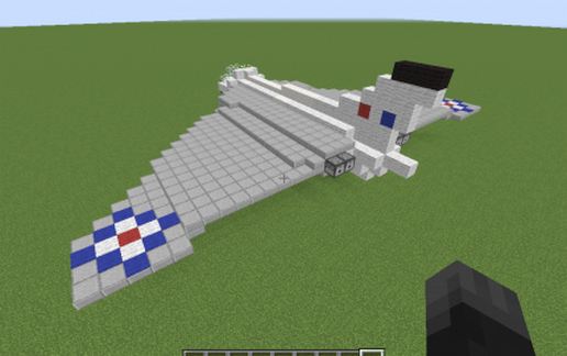 Avro Vulcan - RAF Nuclear flash White schematic - building