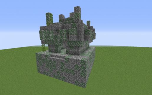 Default Jungle Temple (Facing East) schematic - building
