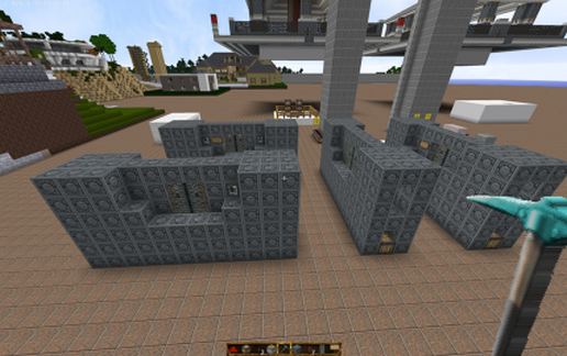 4 Iron Doors schematic - building