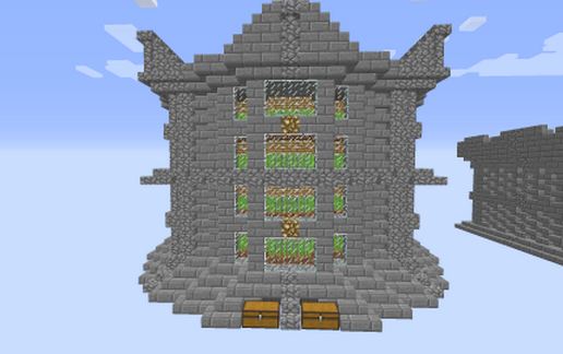Sugar cane farm sky realm schematic - building