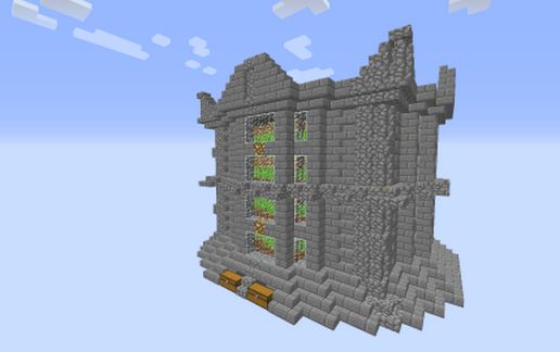 Sugar cane farm sky realm