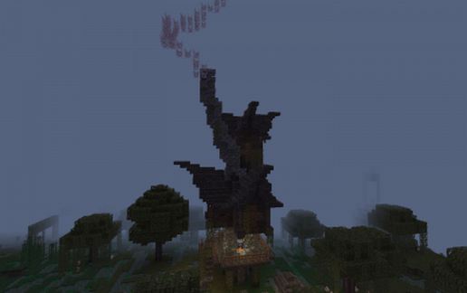 witches hut schematic - building
