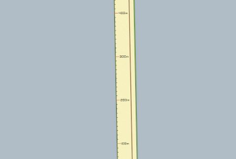 500-meter ruler schematic - building