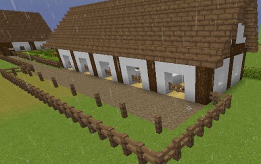 Horses Stable schematic - building