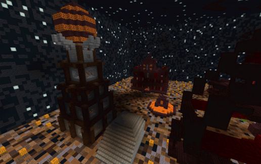 Halloween Theme Park schematic - building