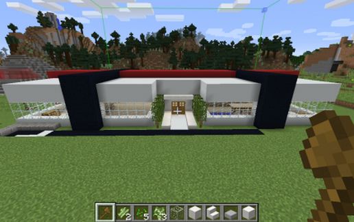 Villa Moderne en Forme de I schematic - building